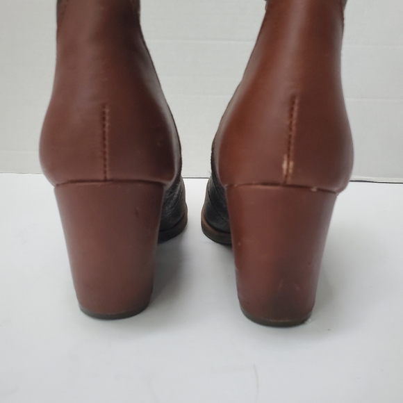 KORKS Richard Slate Leather Calf Boot Comfort Sz 6.5 - EUC! Boho Western… - Picture 12 of 13